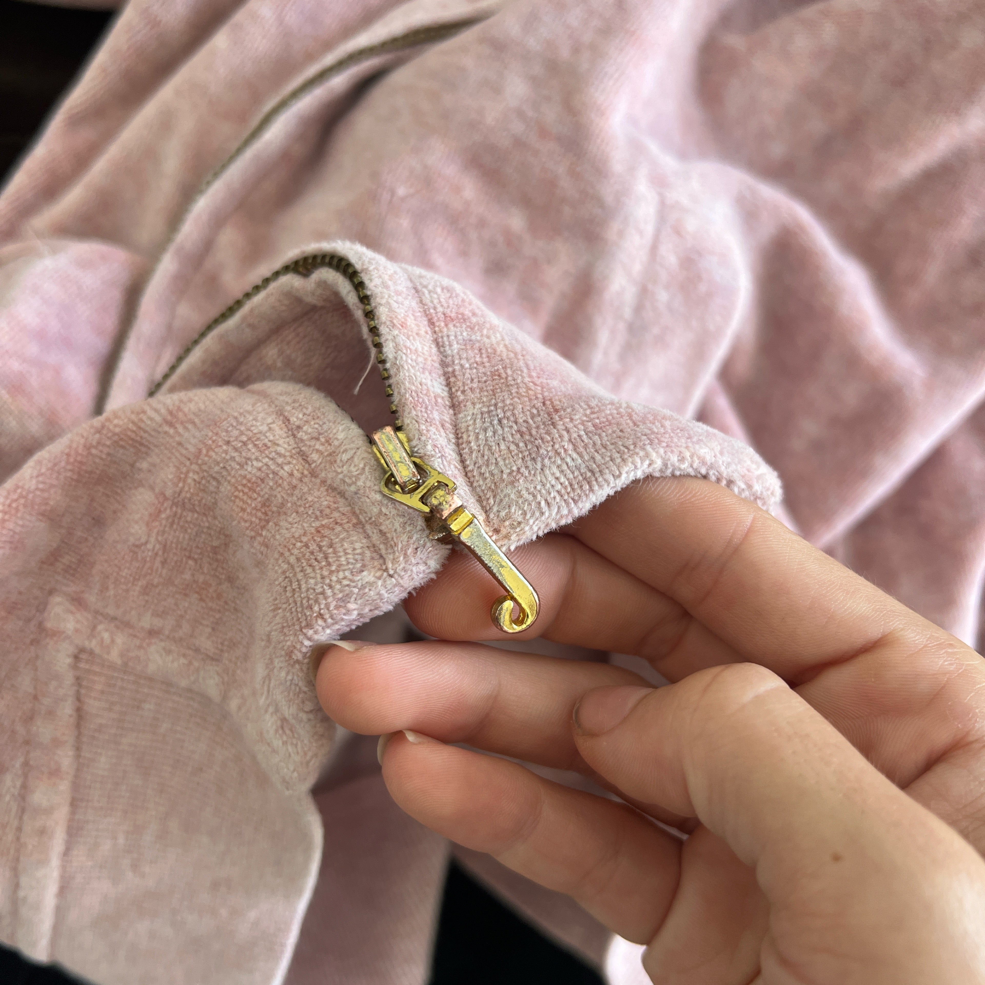 juicy couture jacket in dusty pink