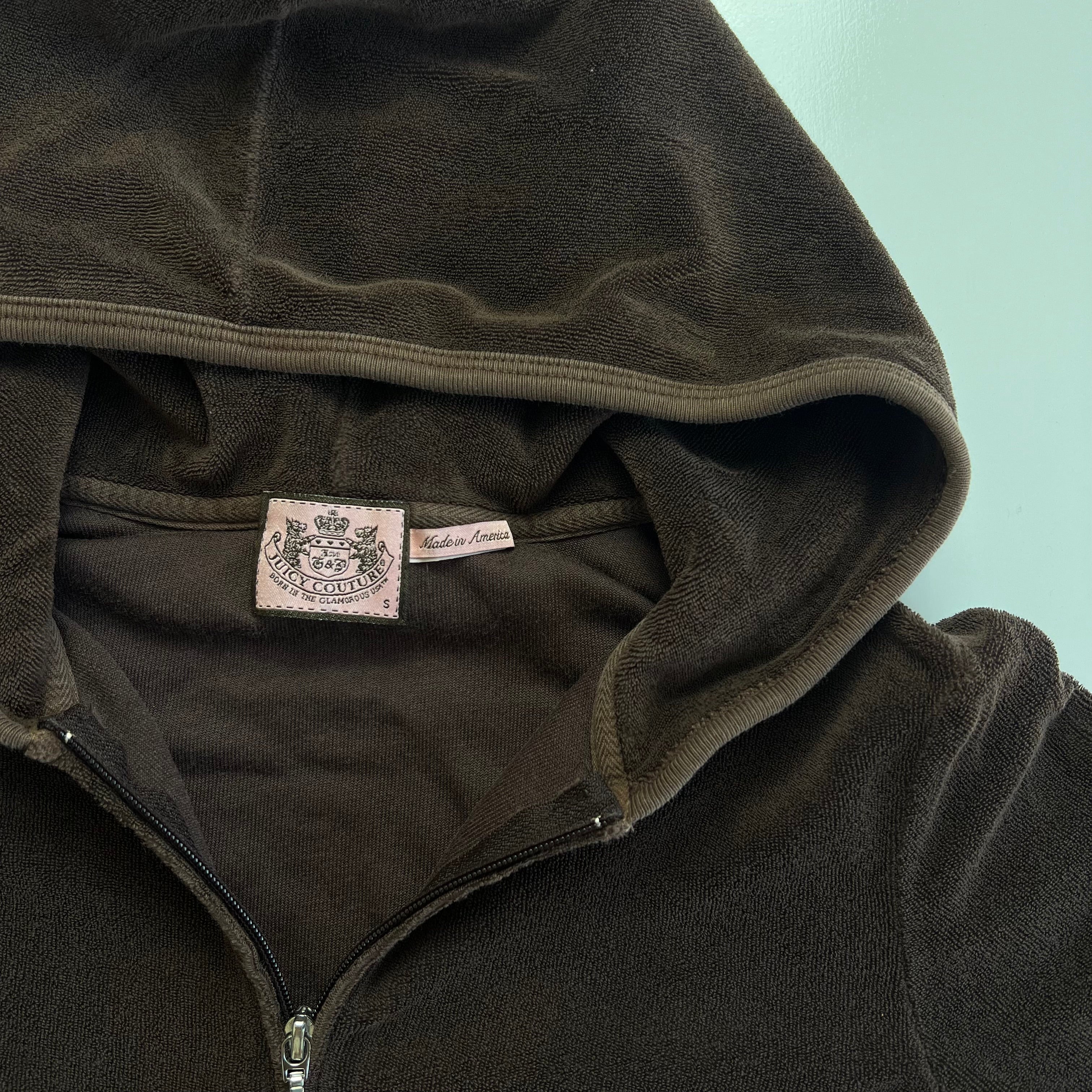 Vintage Juice Couture Terry Towelling Jacket