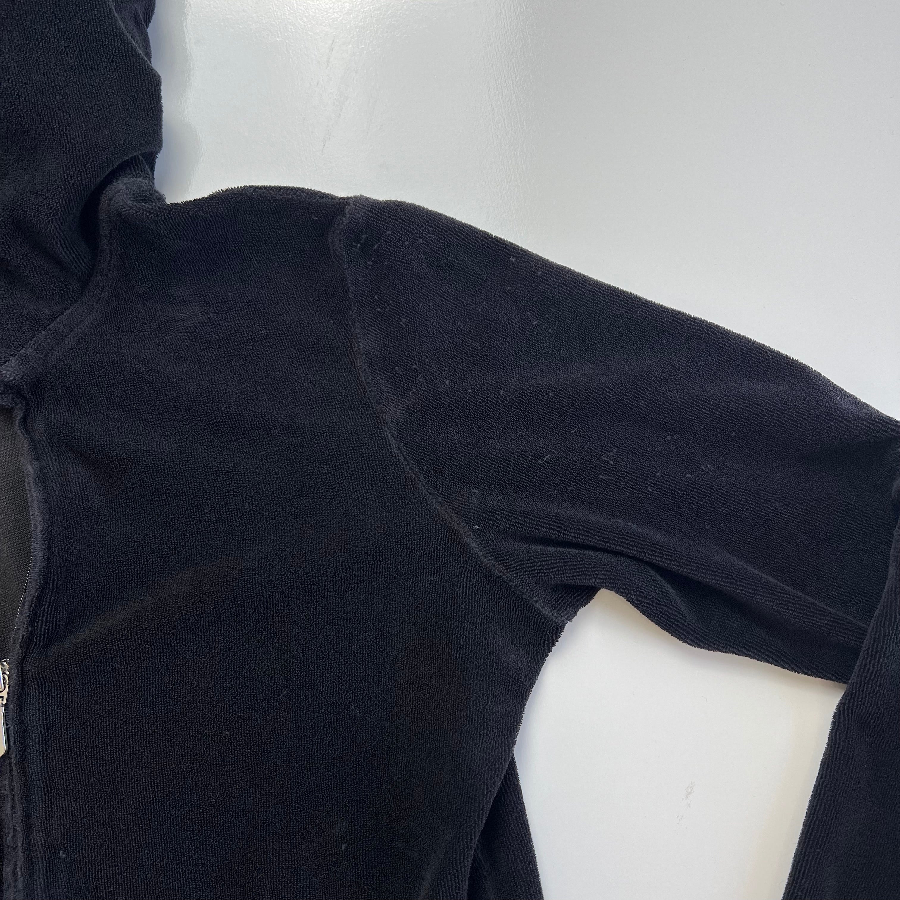 Vintage Juicy Couture Terry Jacket in Black