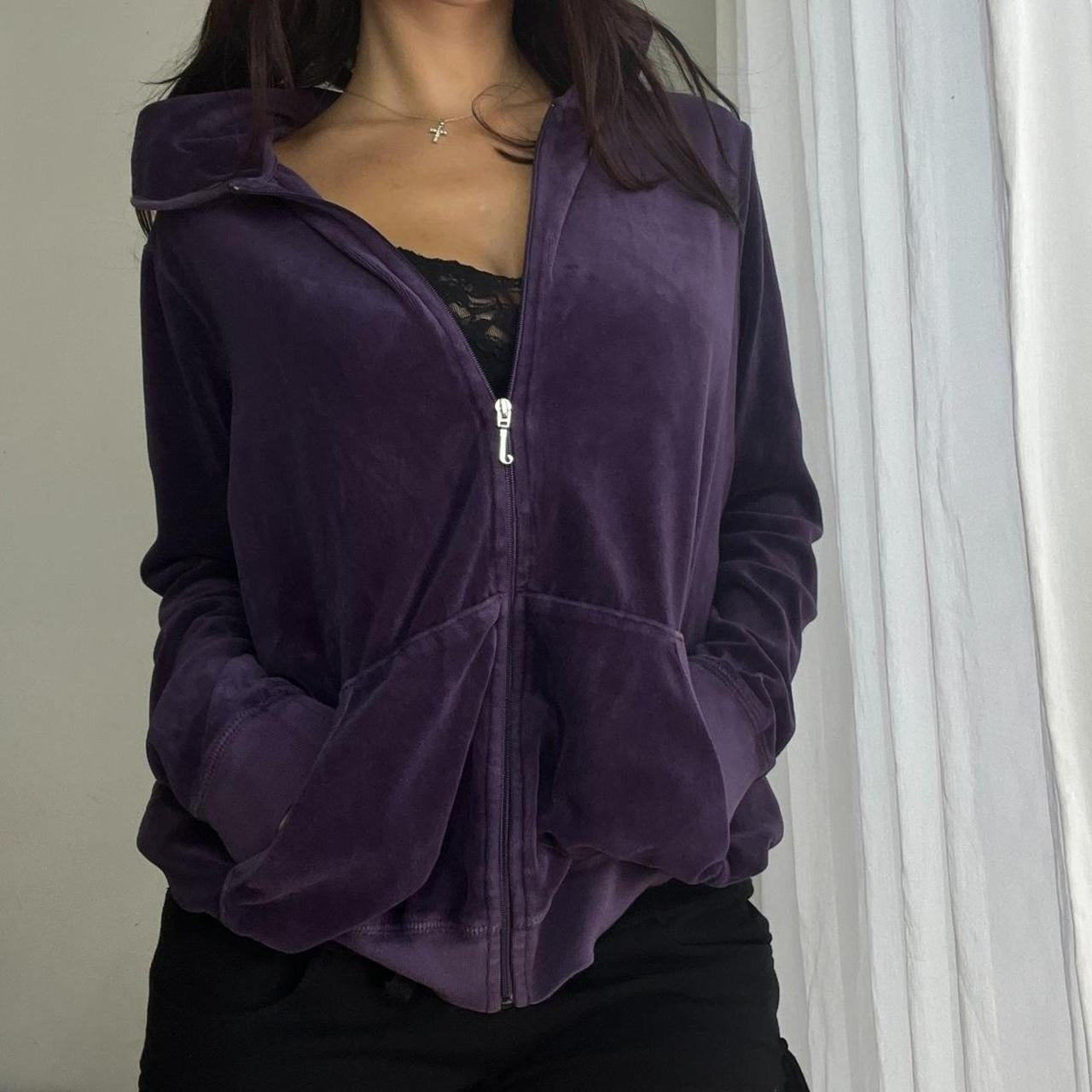 vintage juicy couture jacket in purple