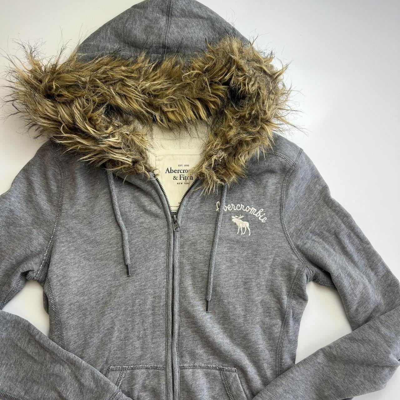 Abercrombie and Fitch Fur Hoodie