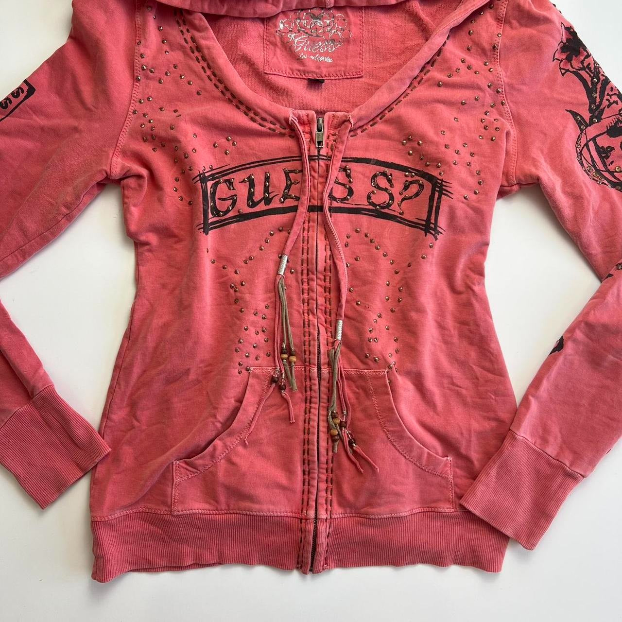 Vintage GUESS Graphic Hoodie