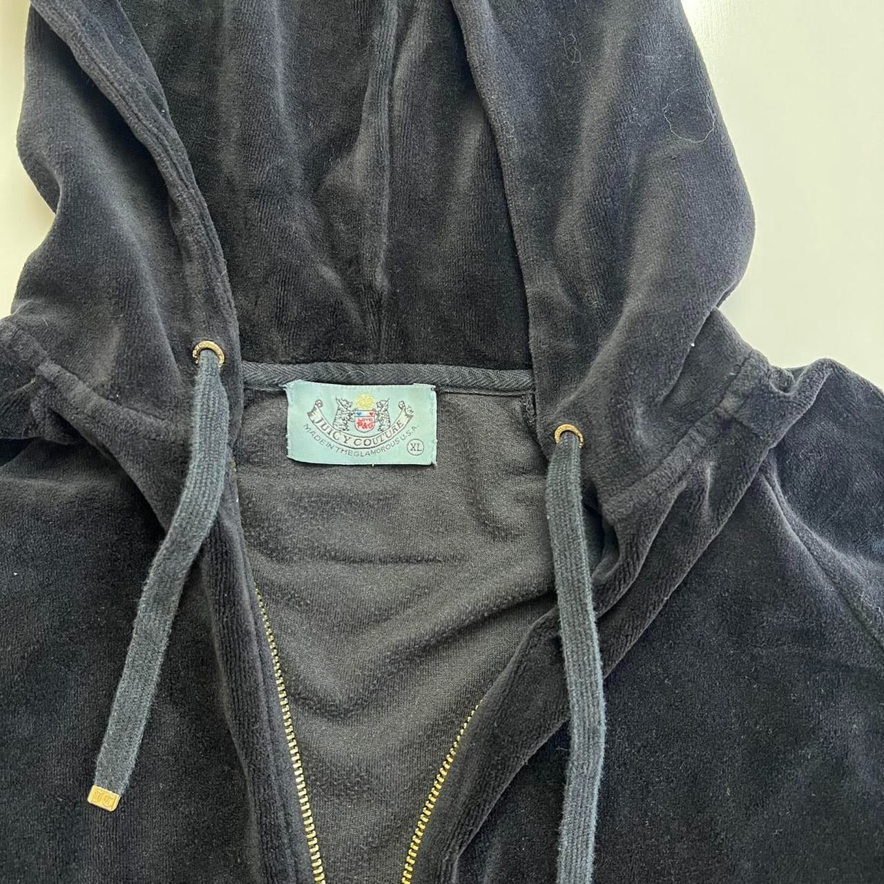 iconic juicy couture jacket w/ gold hardware