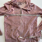 juicy couture jacket in dusty pink
