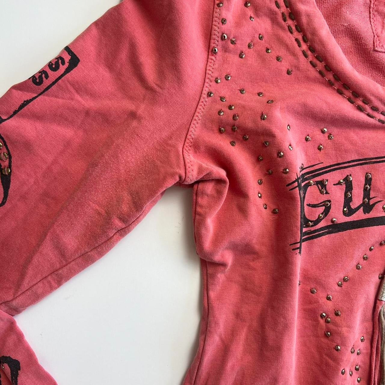 Vintage GUESS Graphic Hoodie